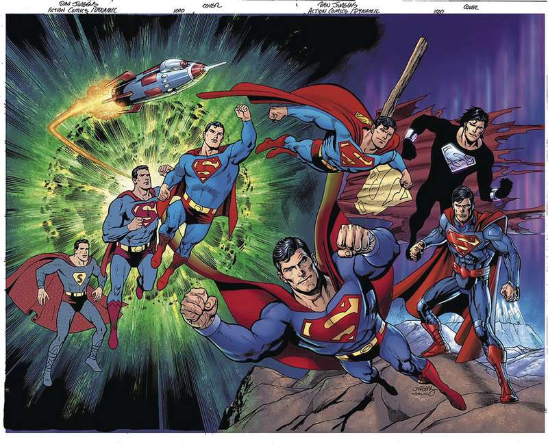 DF ACTION COMICS #1000 SGN TOMASI WRAP VARIANT