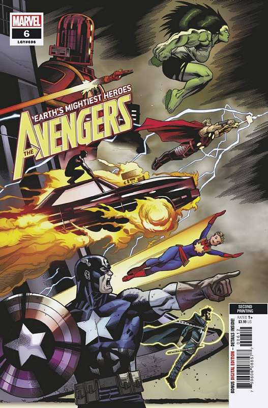 AVENGERS #6 2ND PTG MCGUINNESS VARIANT