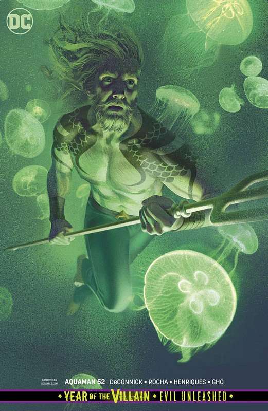 AQUAMAN #52 CARD STOCK VARIANT ED YOTV