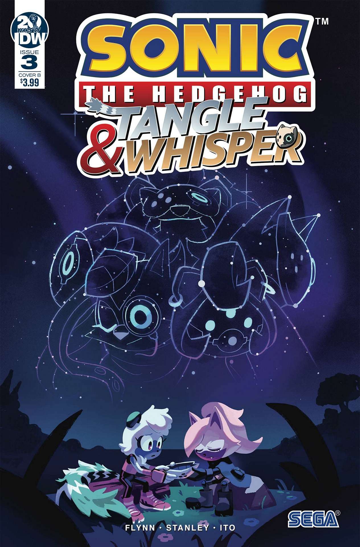 SONIC THE HEDGEHOG TANGLE & WHISPER #3 (OF 4) CVR B FOURDRAINE