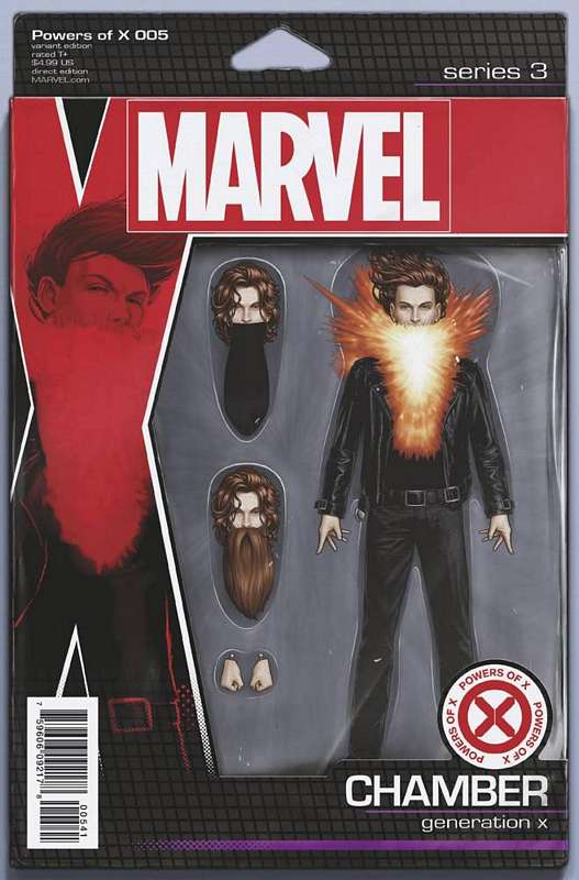POWERS OF X #5 (OF 6) CHRISTOPHER ACTION FIGURE VARIANT