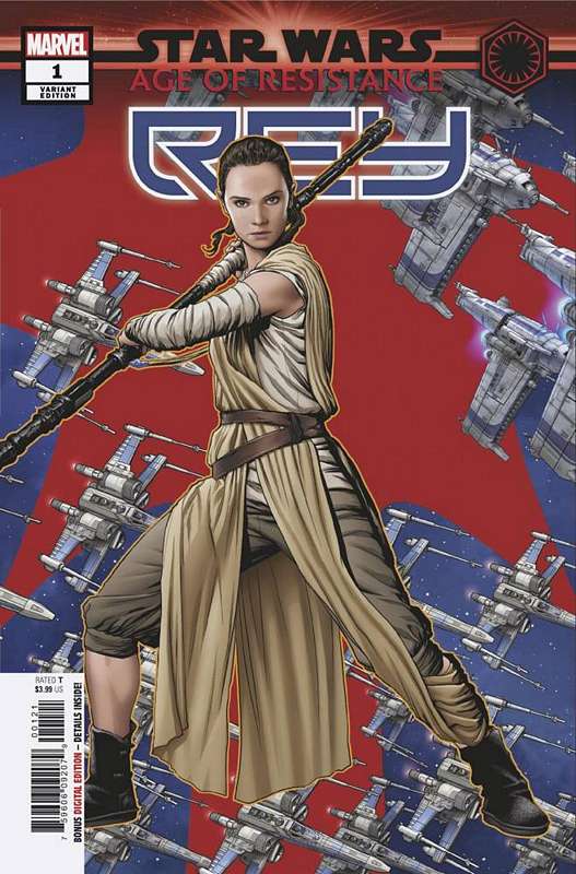 STAR WARS AOR REY #1 MCKONE PUZZLE PC VARIANT