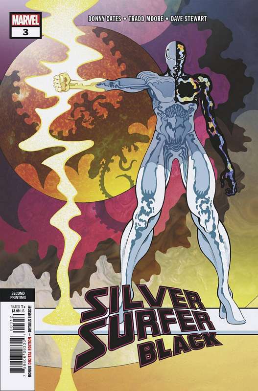 SILVER SURFER BLACK #3 (OF 5) 2ND PTG MOORE VARIANT