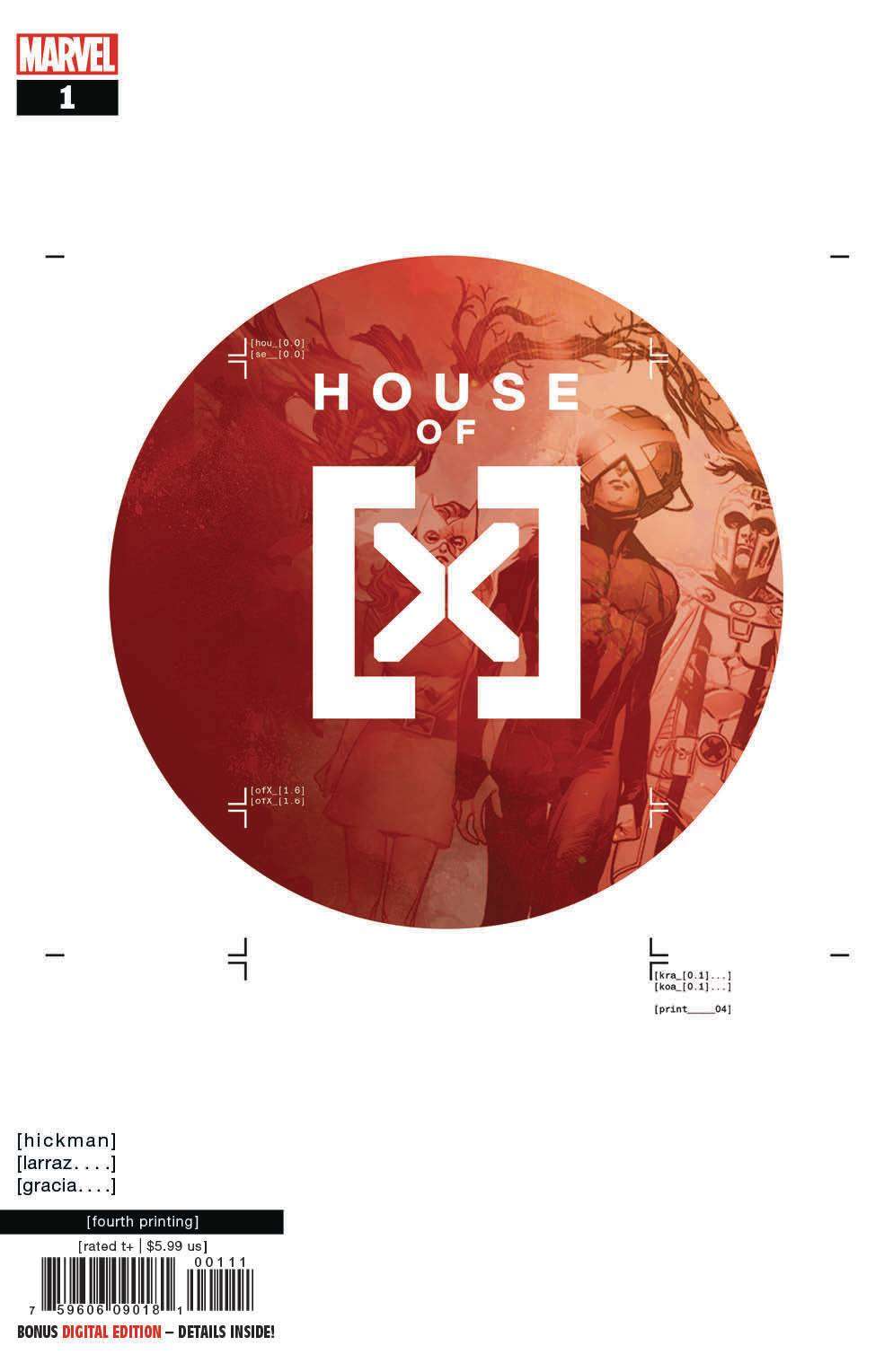 HOUSE OF X #1 (OF 6) 4TH PTG LARRAZ VARIANT