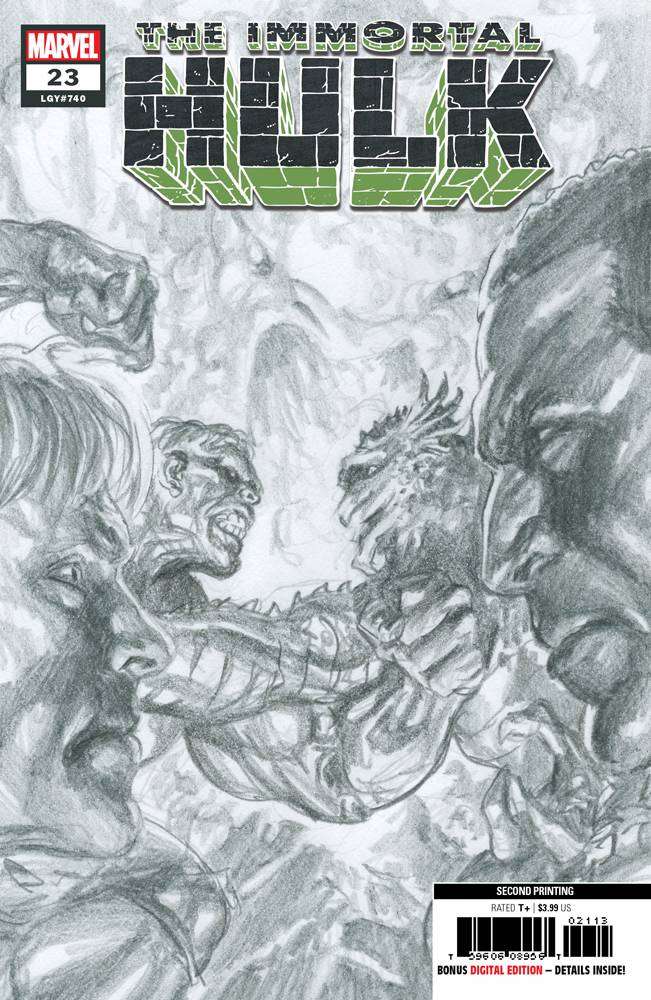 IMMORTAL HULK #23 2ND PTG ROSS VARIANT