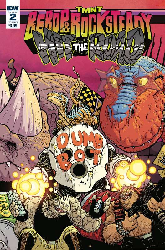 TMNT BEBOP ROCKSTEADY HIT THE ROAD #2 (OF 5) CVR A PITARRA