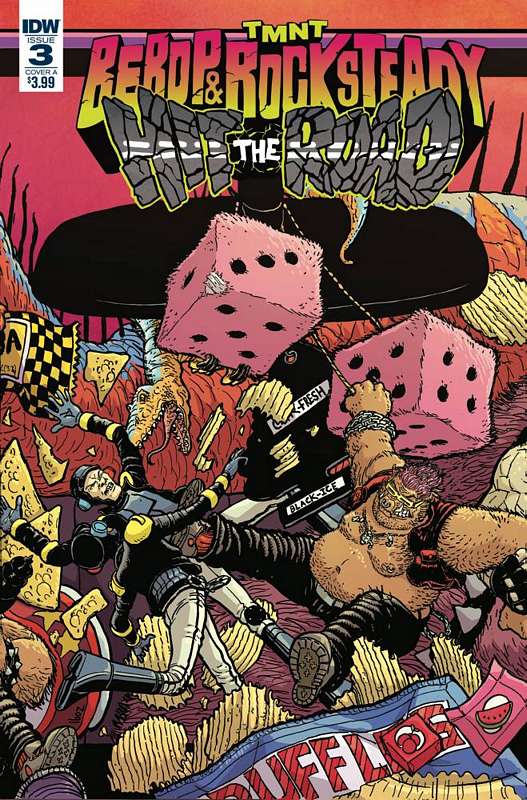 TMNT BEBOP ROCKSTEADY HIT THE ROAD #3 (OF 5) CVR A PITARRA