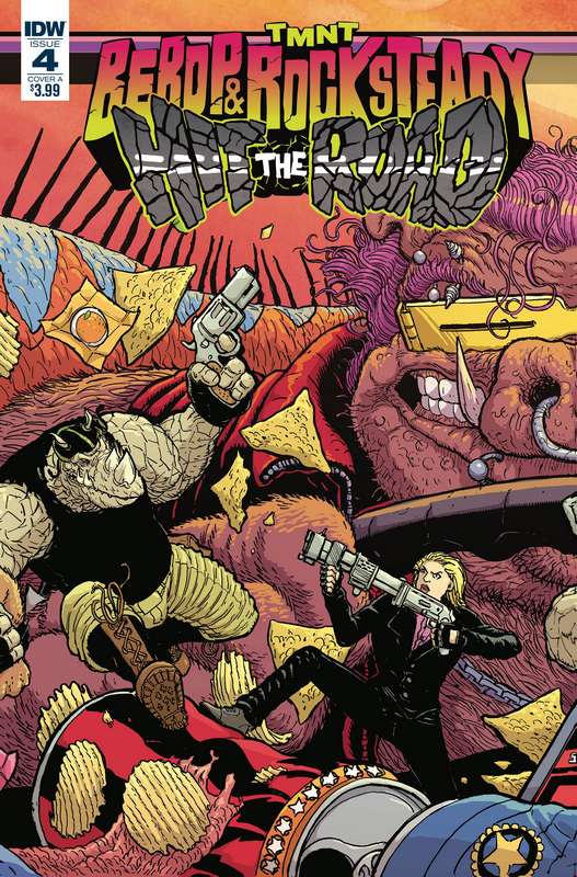 TMNT BEBOP ROCKSTEADY HIT THE ROAD #4 (OF 5) CVR A PITARRA