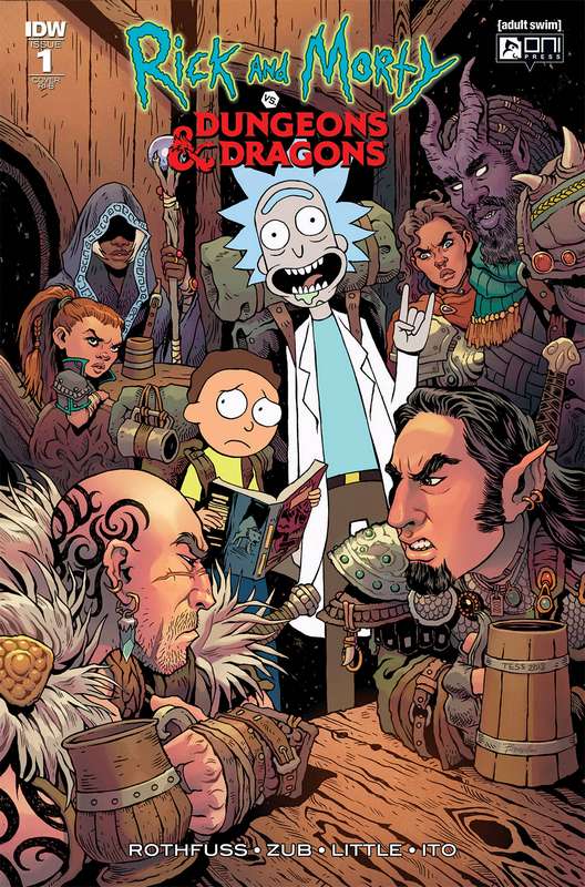 RICK & MORTY VS DUNGEONS & DRAGONS #1 (OF 4) 1:25 FOWLER VARIANT