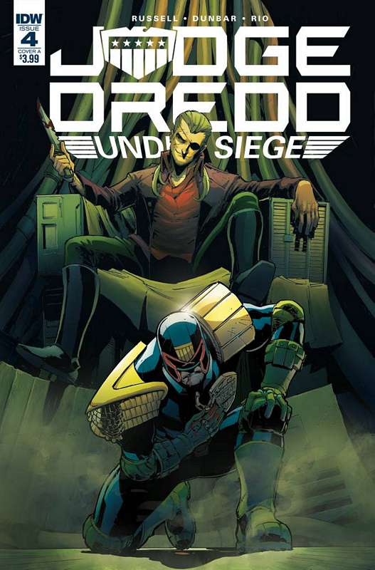 JUDGE DREDD UNDER SIEGE #4 (OF 4) CVR A DUNBAR