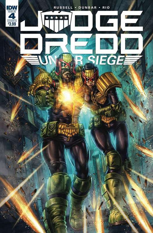 JUDGE DREDD UNDER SIEGE #4 (OF 4) CVR B QUAH