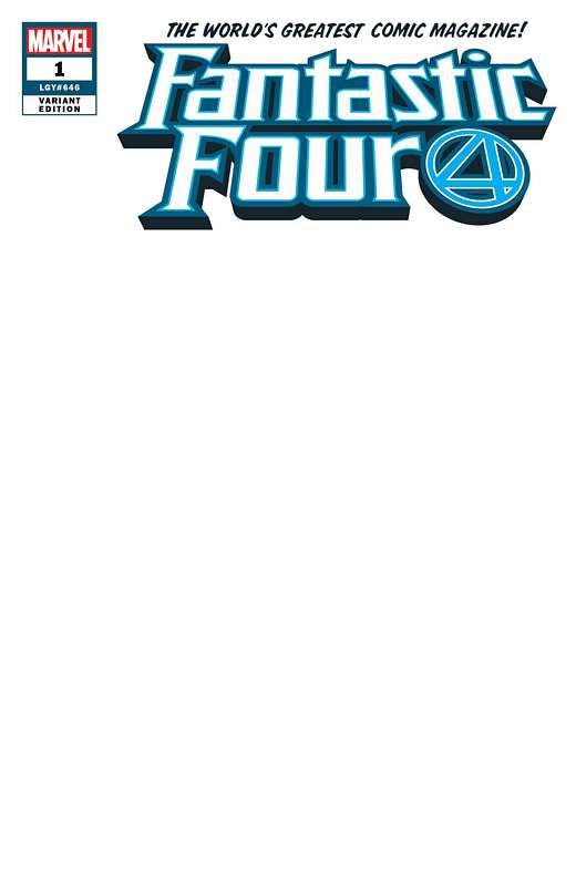 FANTASTIC FOUR #1 BLANK VARIANT