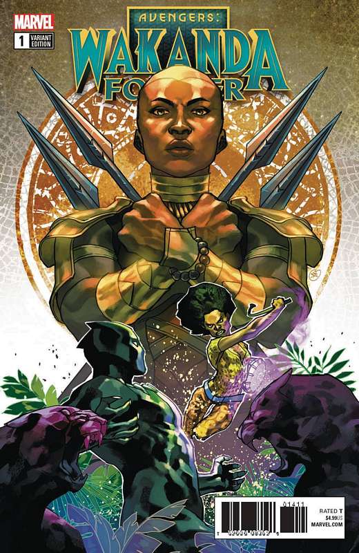 WAKANDA FOREVER AVENGERS #1 PUTRI CONNECTING VARIANT