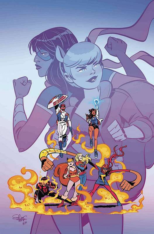 MARVEL RISING MS MARVEL SQUIRREL GIRL #1 CHARRETIER VARIANT