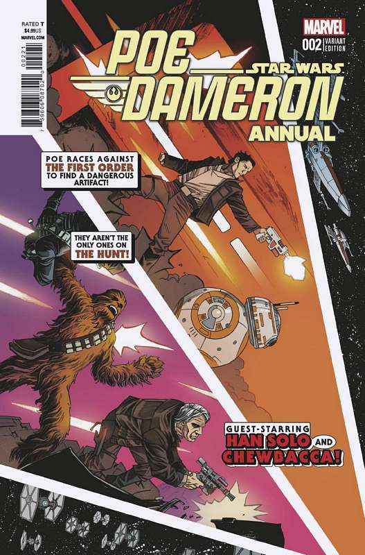 STAR WARS POE DAMERON ANNUAL #2 SHALVEY VARIANT