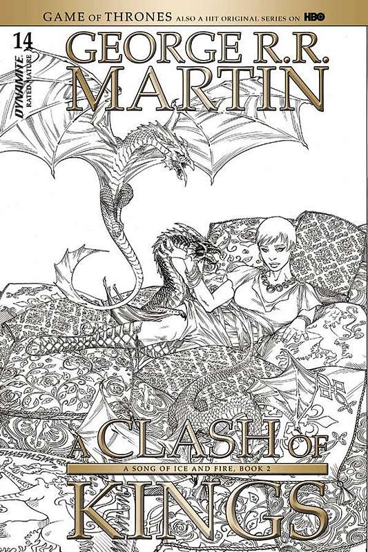 GAME OF THRONES CLASH OF KINGS #14 CVR C 1:10 COPY MILLER B&W VARIANT(MR)