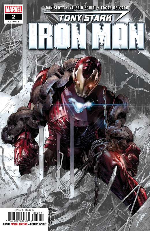 TONY STARK IRON MAN #2 LOZANO 2ND PTG VARIANT