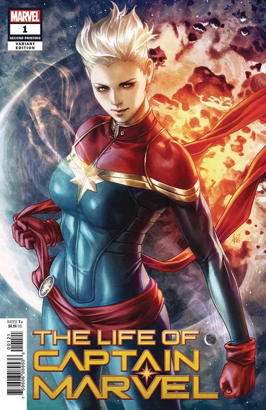 LIFE OF CAPTAIN MARVEL #1 (OF 5) 2ND PTG ARTGERM VARIANT