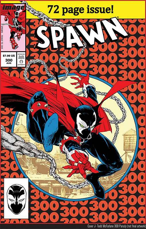 SPAWN #300 CVR J PARODY VARIANT MCFARLANE