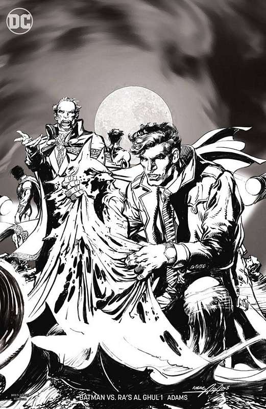 BATMAN VS RAS AL GHUL #1 (OF 6) B&W VARIANT ED