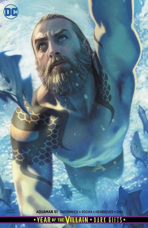 AQUAMAN #51 CARD STOCK VARIANT ED YOTV DARK GIFTS