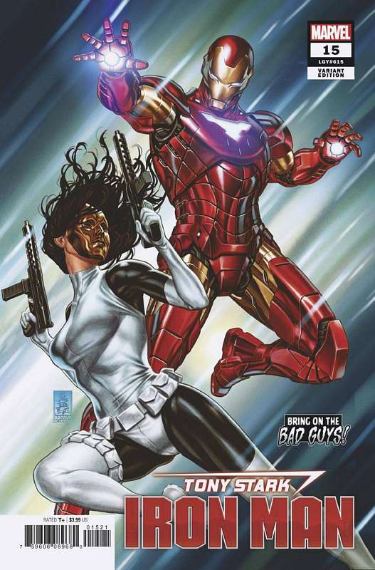 TONY STARK IRON MAN #15 BROOKS BOBG VARIANT