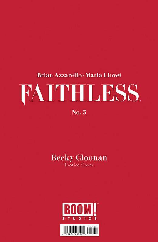 FAITHLESS #5 (OF 5) CVR B EROTICA CLOONAN VARIANT (MR)