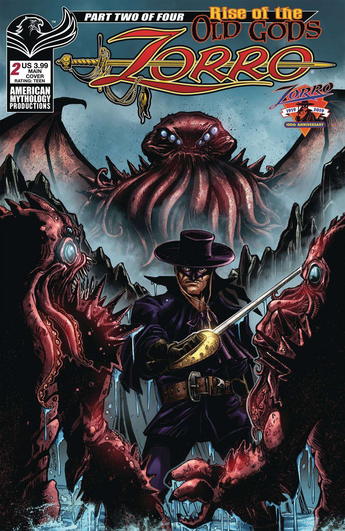 ZORRO RISE OF THE OLD GODS #2 CVR A CALZADA