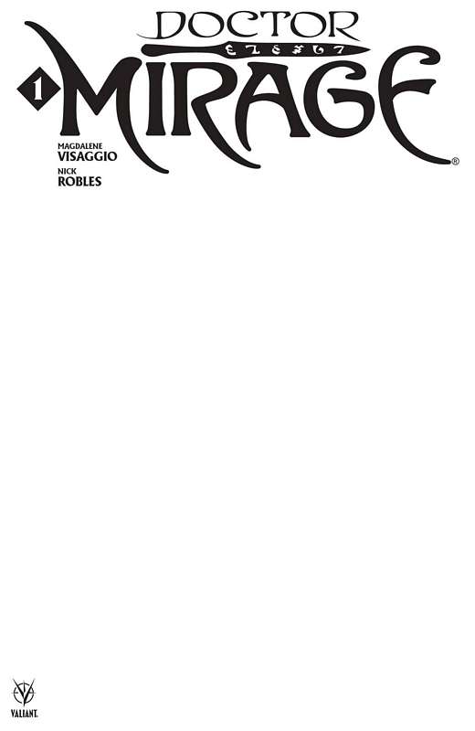 DOCTOR MIRAGE #1 (OF 5) CVR E BLANK