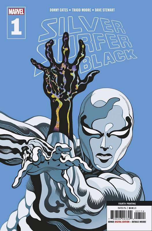 SILVER SURFER BLACK #1 (OF 5) 4TH PTG MOORE VARIANT