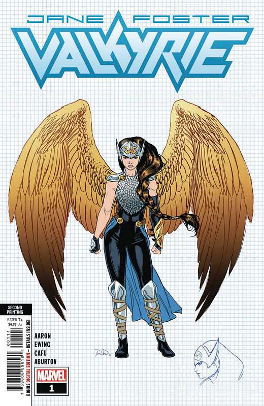 VALKYRIE JANE FOSTER #1 2ND PTG NEW ART DAUTERMAN VARIANT