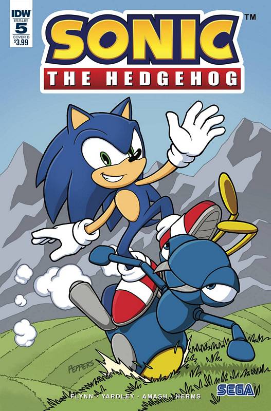 SONIC THE HEDGEHOG #5 CVR B GATES