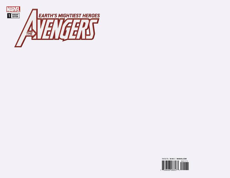 AVENGERS #1 BLANK VARIANT