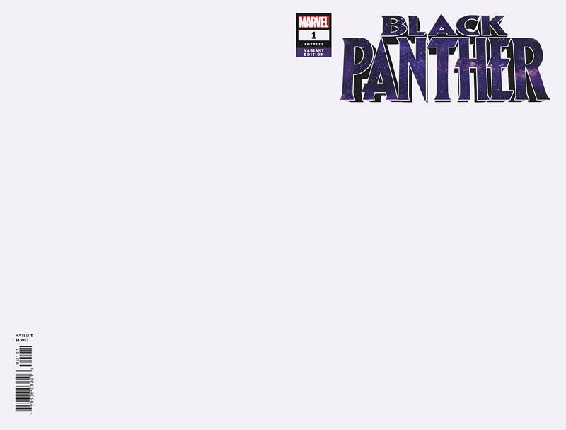 BLACK PANTHER #1 BLANK VARIANT