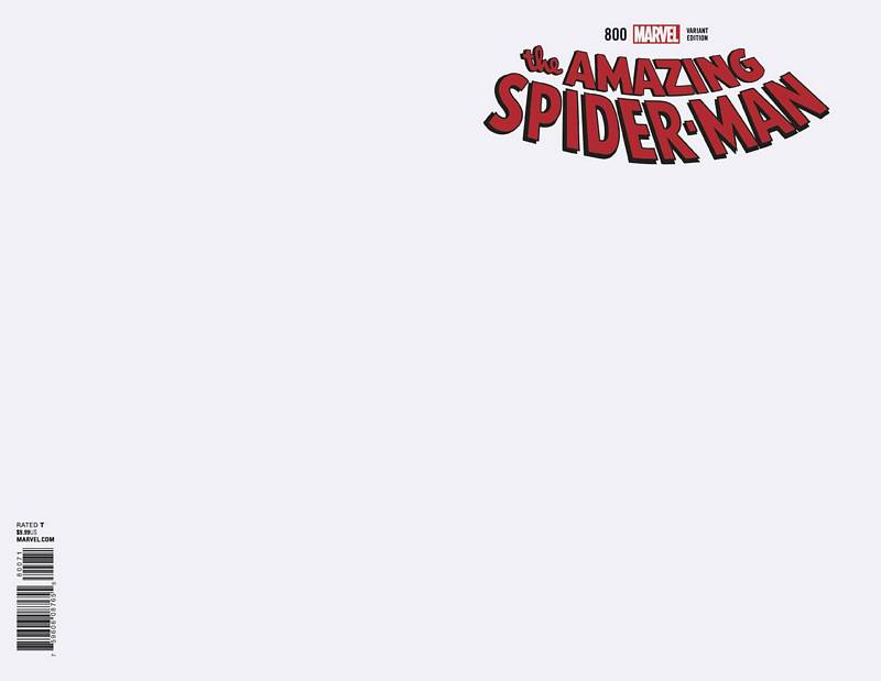 AMAZING SPIDER-MAN #800 BLANK VARIANT