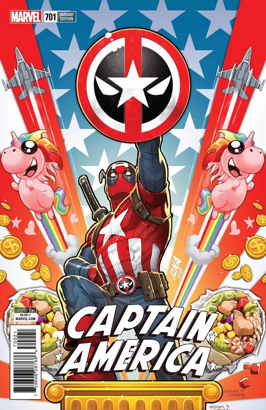 CAPTAIN AMERICA #701 NAKAYAMA DEADPOOL VARIANT