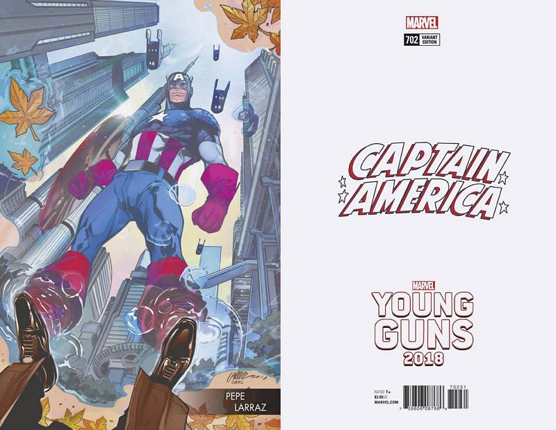 CAPTAIN AMERICA #702 LARRAZ YOUNG GUNS VARIANT