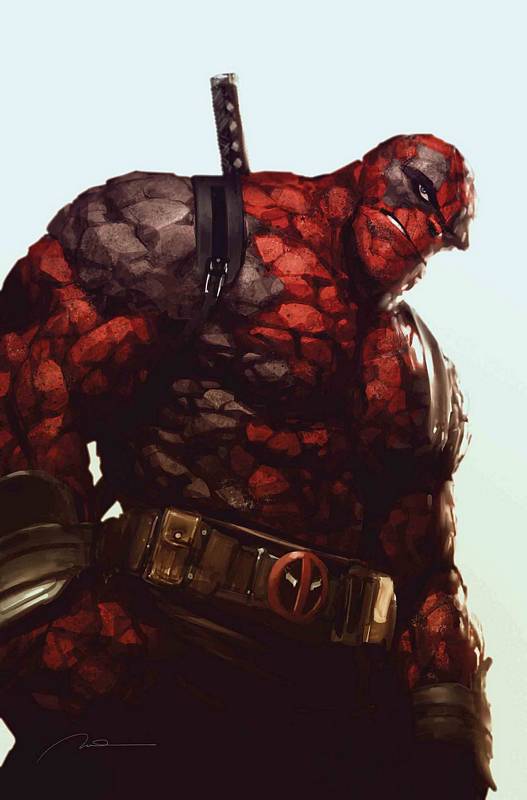 MARVEL TWO-IN-ONE #6 PAREL DEADPOOL VARIANT LEG