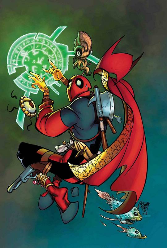 DOCTOR STRANGE #390 FERRY DEADPOOL VARIANT LEG