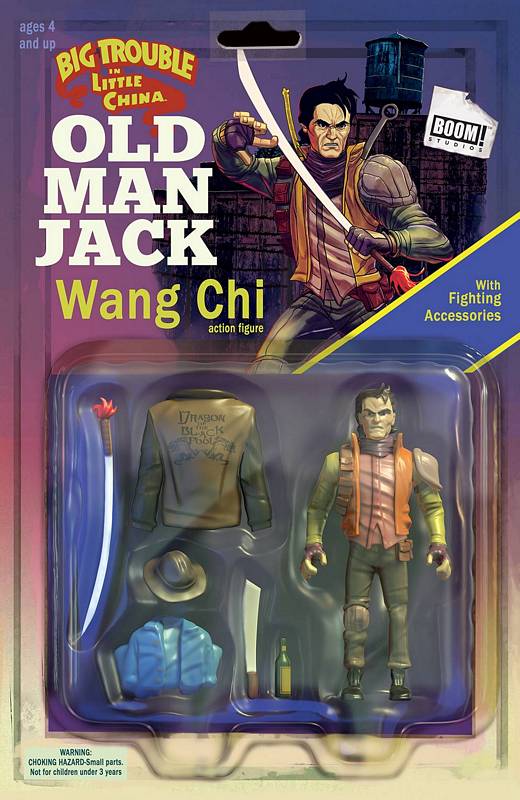 BIG TROUBLE IN LITTLE CHINA OLD MAN JACK #9 SUBSCRIPTION ACTION FIG VARIANT