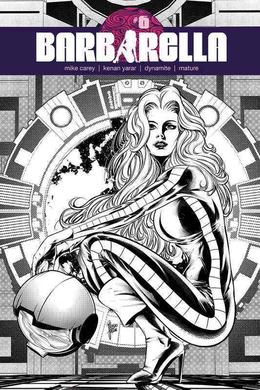 BARBARELLA #6 CVR H 1:30 COPY JAIME B&W VARIANT (MR)