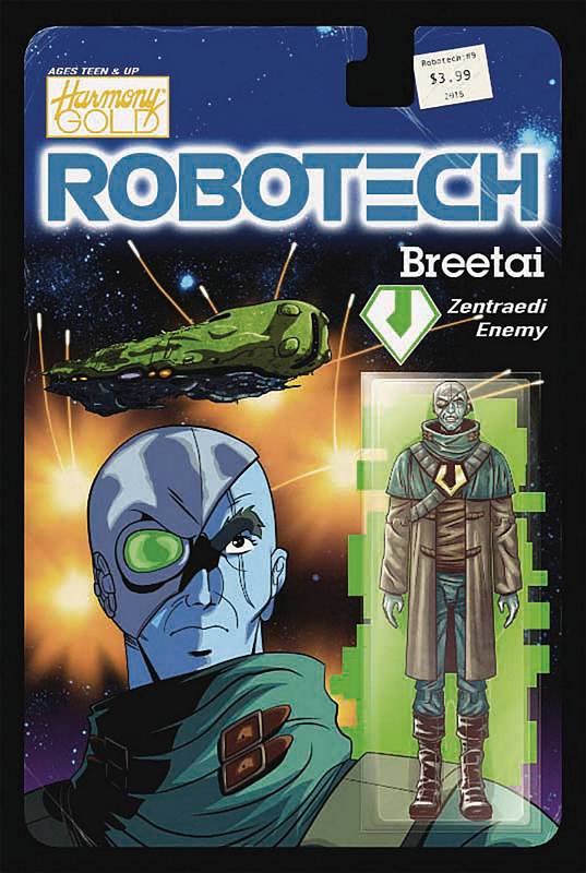 ROBOTECH #9 CVR B ACTION FIGURE VARIANT