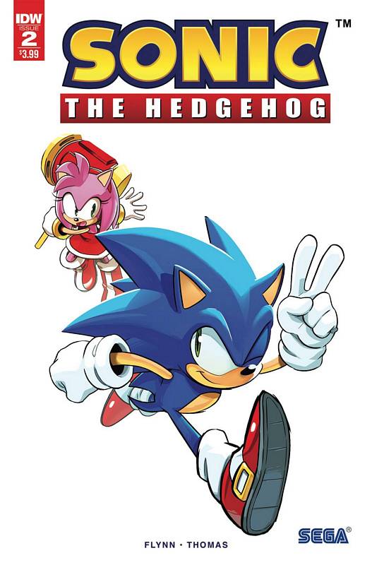 SONIC THE HEDGEHOG #2 2ND PTG