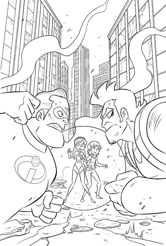 DISNEY INCREDIBLES 2 SECRET IDENTITIES #2 (OF 3) CVR A CLAUDIO VINCI