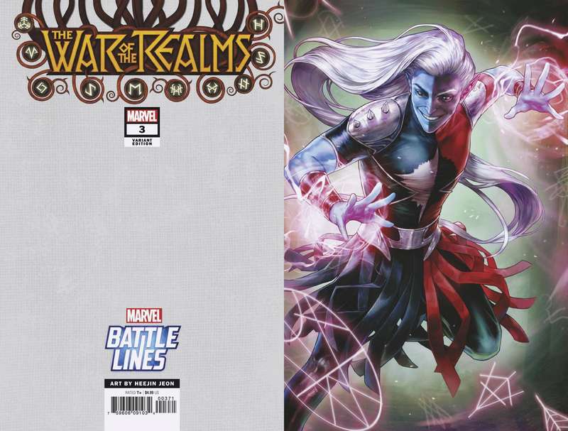 WAR OF REALMS #3 (OF 6) HEEJIN JEON MARVEL BATTLE LINES VARIANT