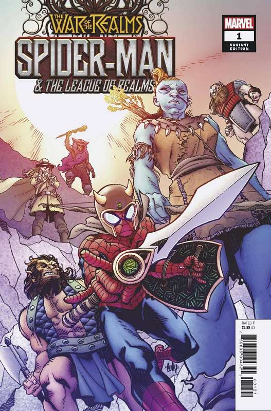 WAR OF REALMS SPIDER-MAN & LEAGUE OF REALMS #1 (OF 3) HAMNER VARIANT