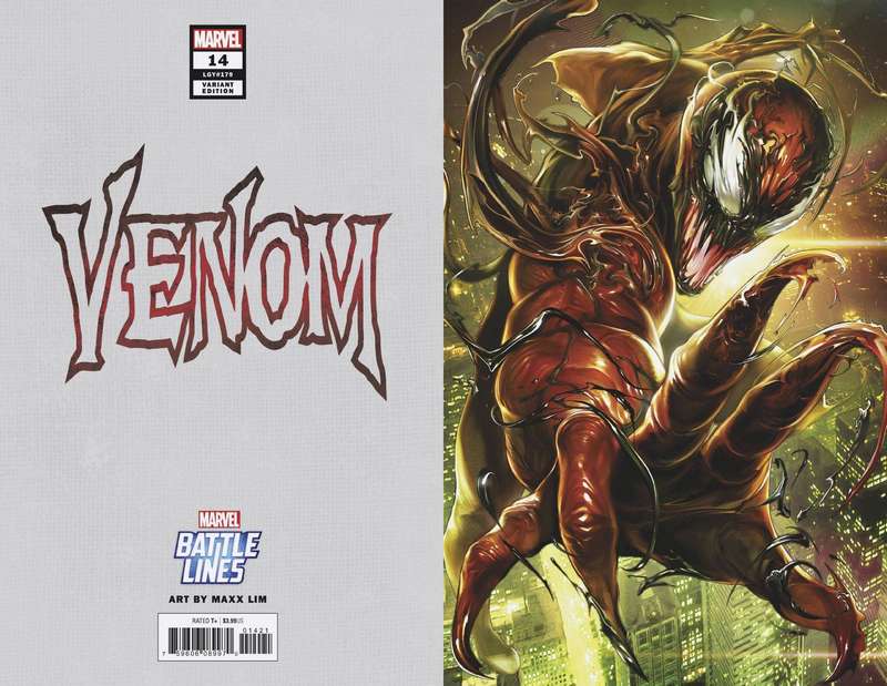 VENOM #14 MAXX LIM MARVEL BATTLE LINES VARIANT