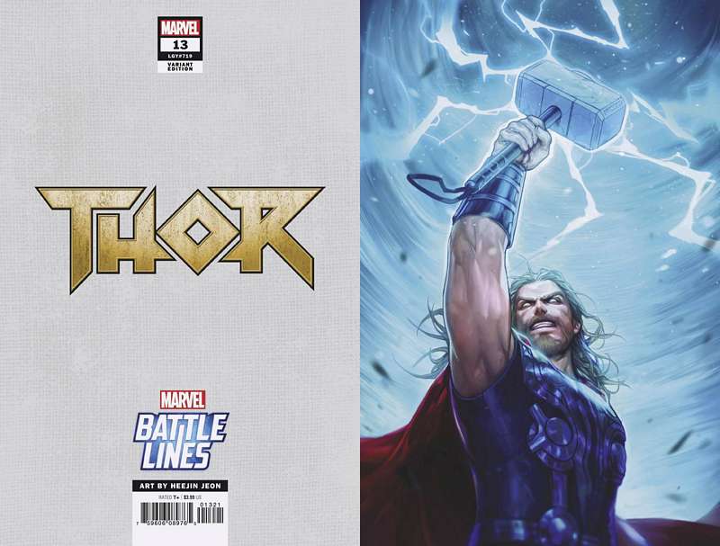 THOR #13 HEEJIN JEON MARVEL BATTLE LINES VARIANT