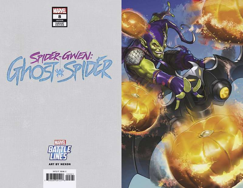 SPIDER-GWEN GHOST SPIDER #8 NEXON MARVEL BATTLE LINES VARIANT