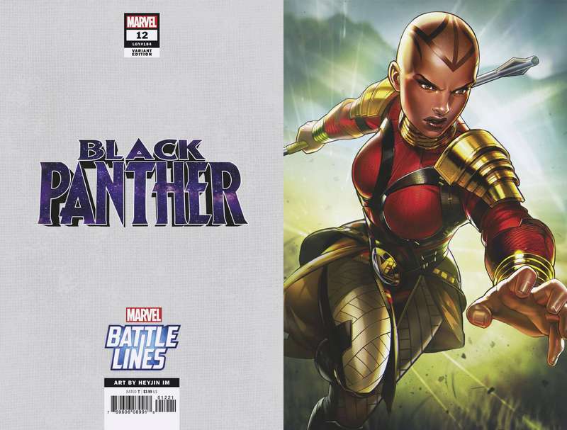 BLACK PANTHER #12 HEYJIN IM MARVEL BATTLE LINES VARIANT